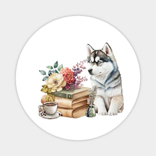 Dogs & Social Justice & Books & Coffee Magnet